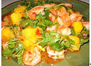 吃完虾又吃芒果瓜,虾芒果瓜美食之旅